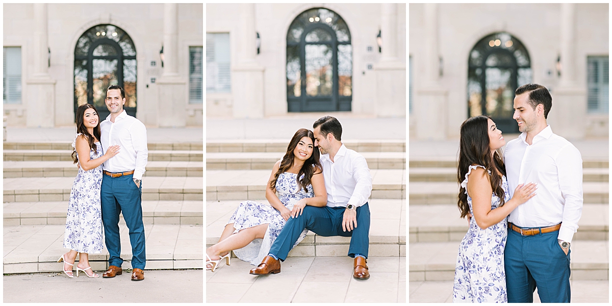 Linh and Mikes engagement photos in Texas by Savannah Peterson Photography